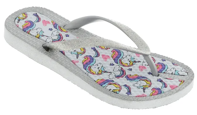 capelli-new-york-girls-glitter-unicorn-flip-flop-einhorn-glitzer image 1