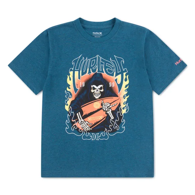 hurley-89059-grafik-t-shirt-jungen-8-10-jahre-print image 1