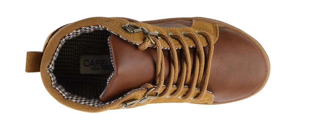 capelli-new-york-boys-sneakers-kunstleder-sneaker-klett-karo image 4