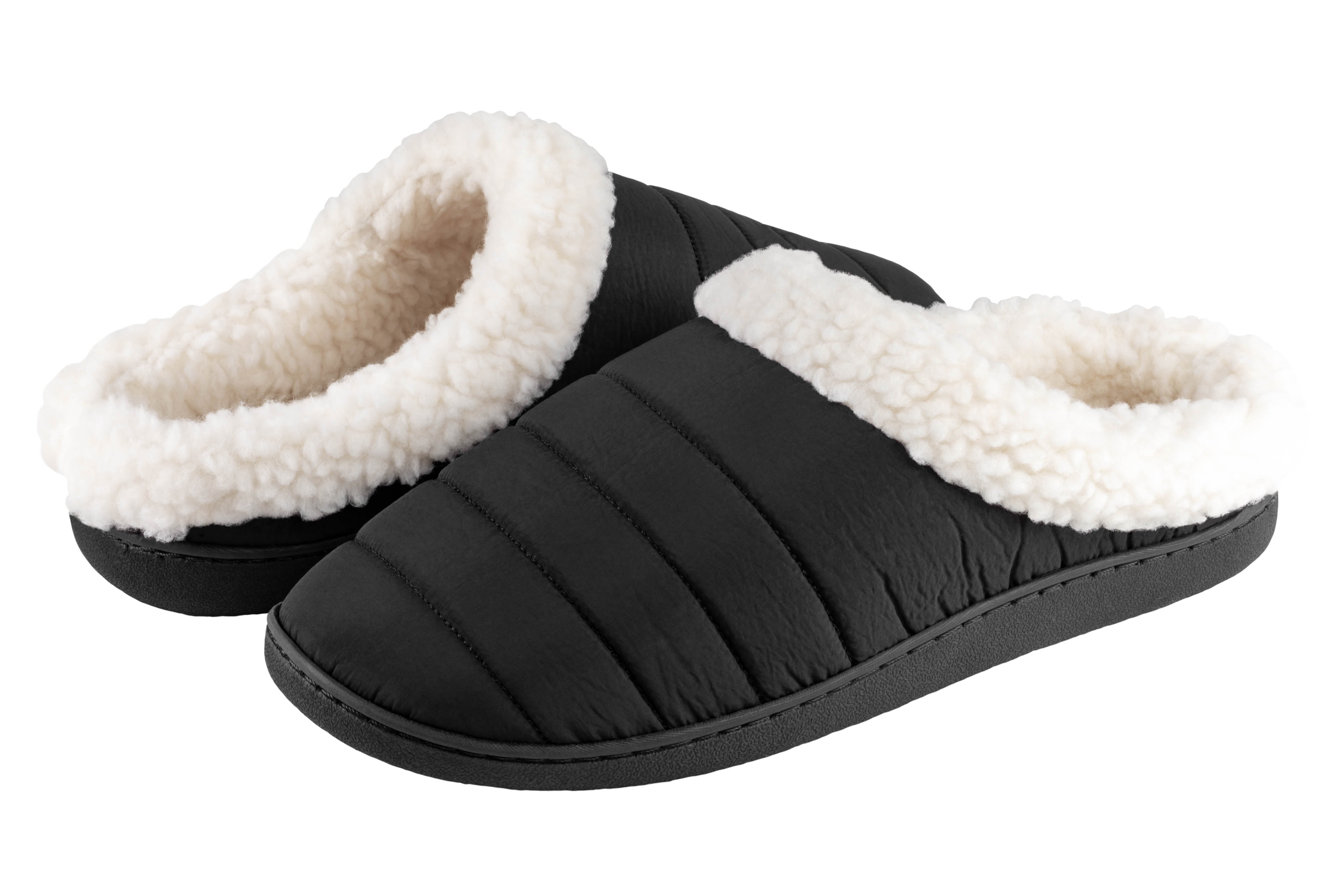 capelli-new-york-nylon-scuff-slipper-herren-kunstfell-l image 1