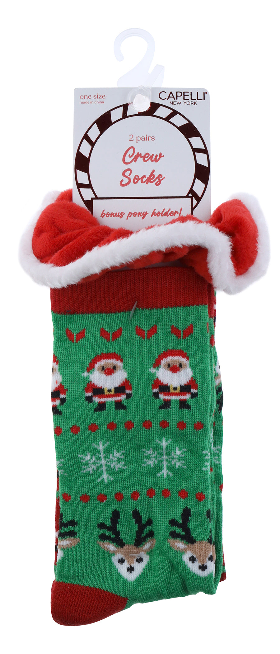 capelli-new-york-ladies-fairisle-socken-2er-weihnachten image 2
