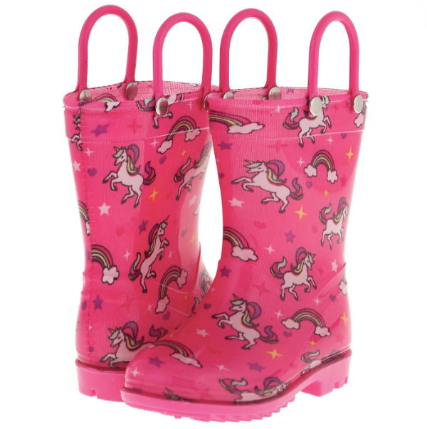 capelli-new-york-einhorn-gummistiefel-kleinkind-regenbogen image 1