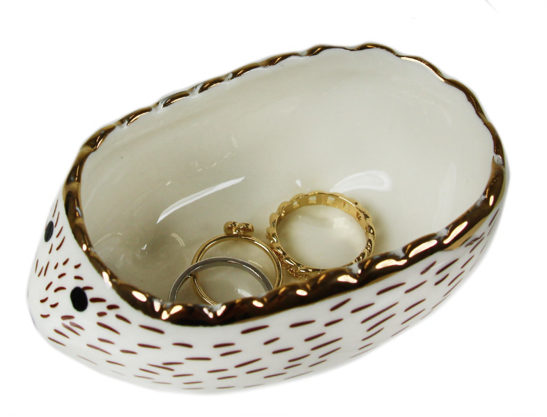capelli-new-york-trinket-trays-schmuckschale-igel-keramik image 2
