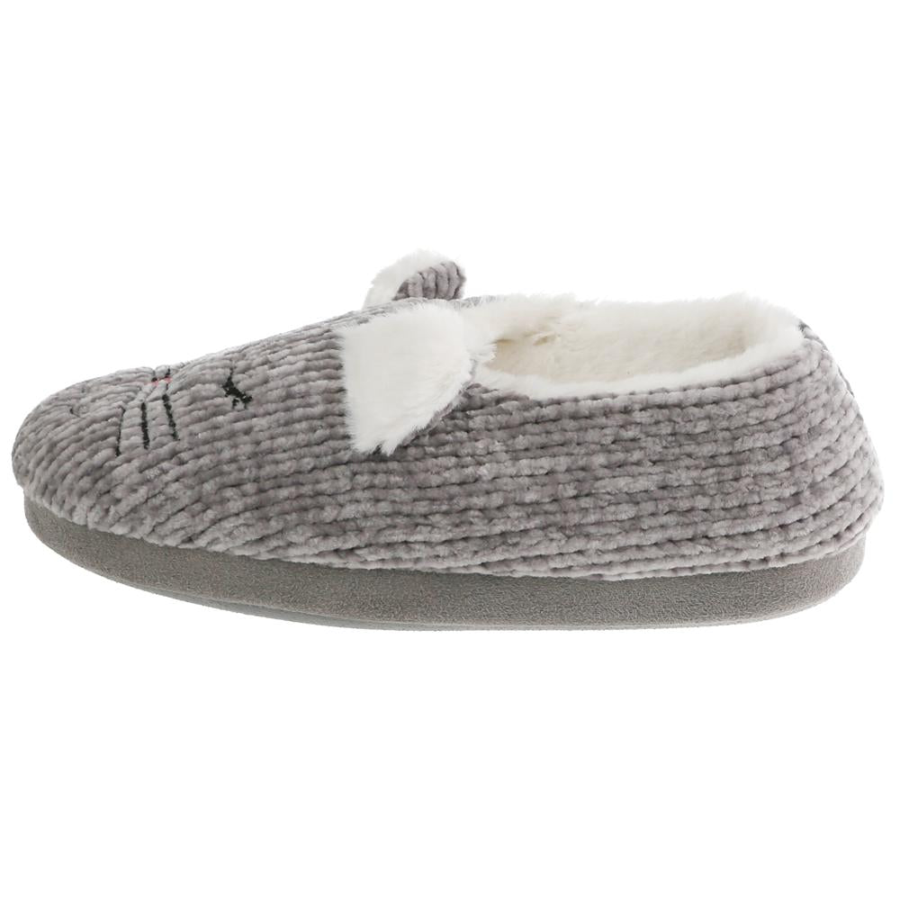 capelli-new-york-hausschuhe-damen-katze-chenille-clog-slipper image 3