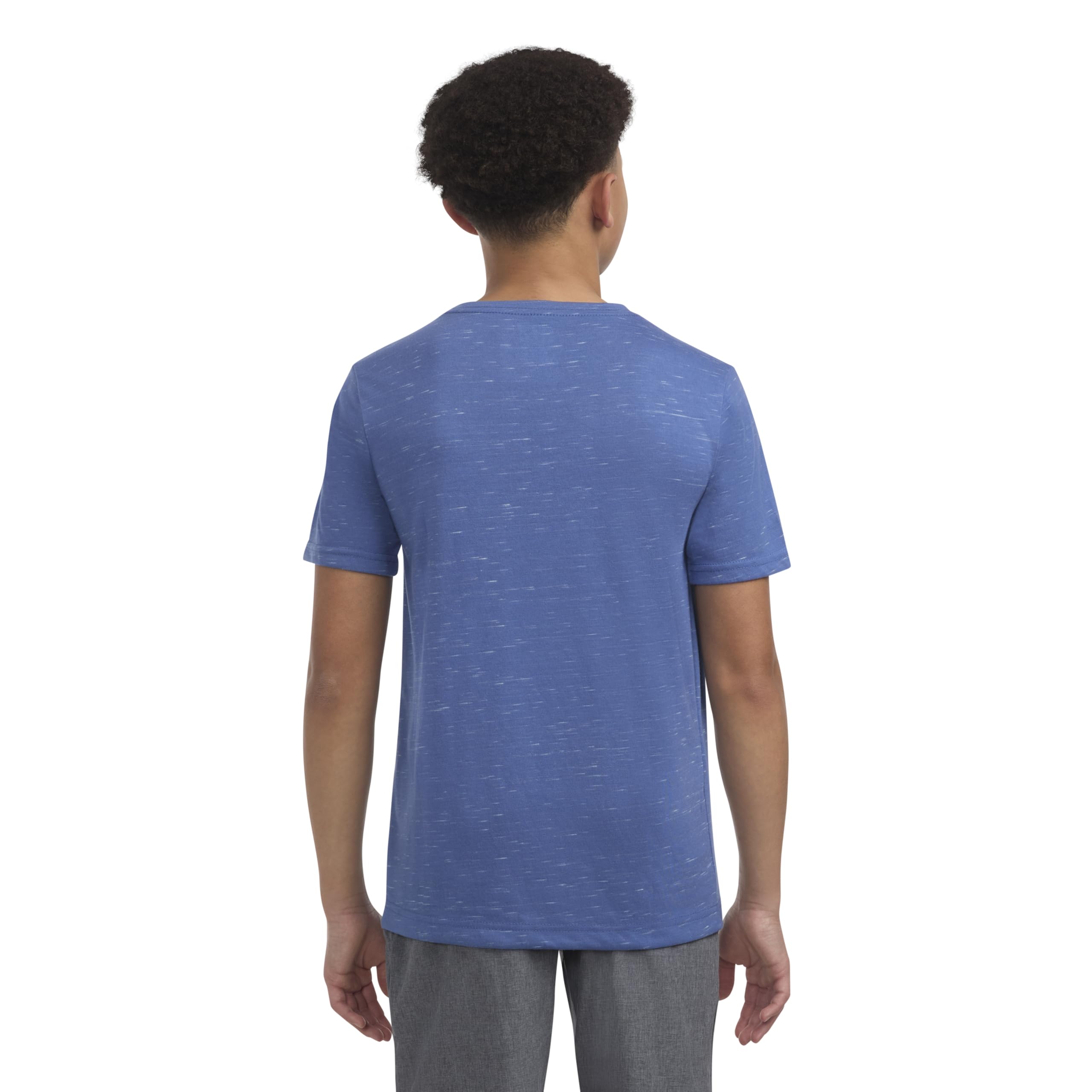 hurley-88240-t-shirt-jungen-blau-cloud-slub-kurzarm image 6
