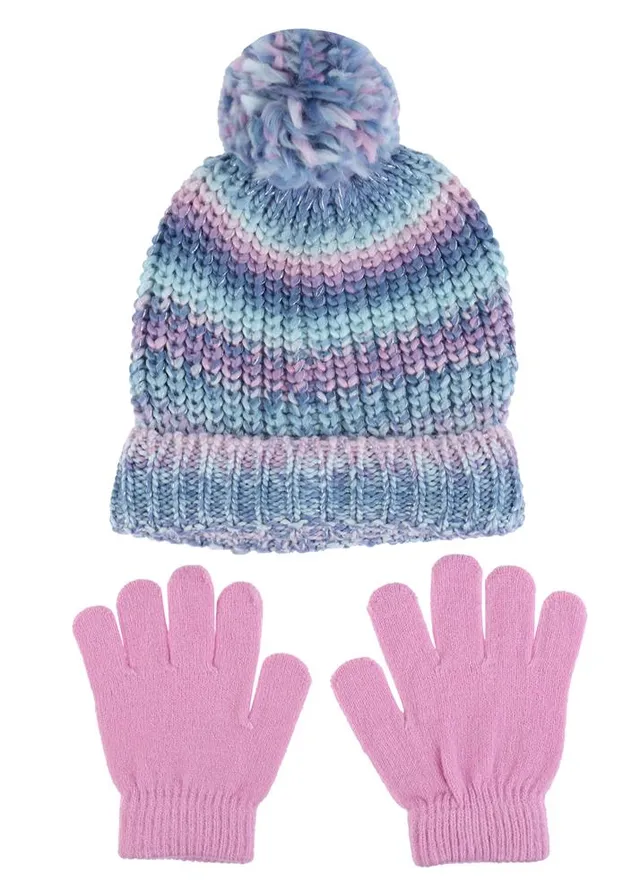 capelli-new-york-girls-m-tze-handschuhe-set-blau-s-m image 1