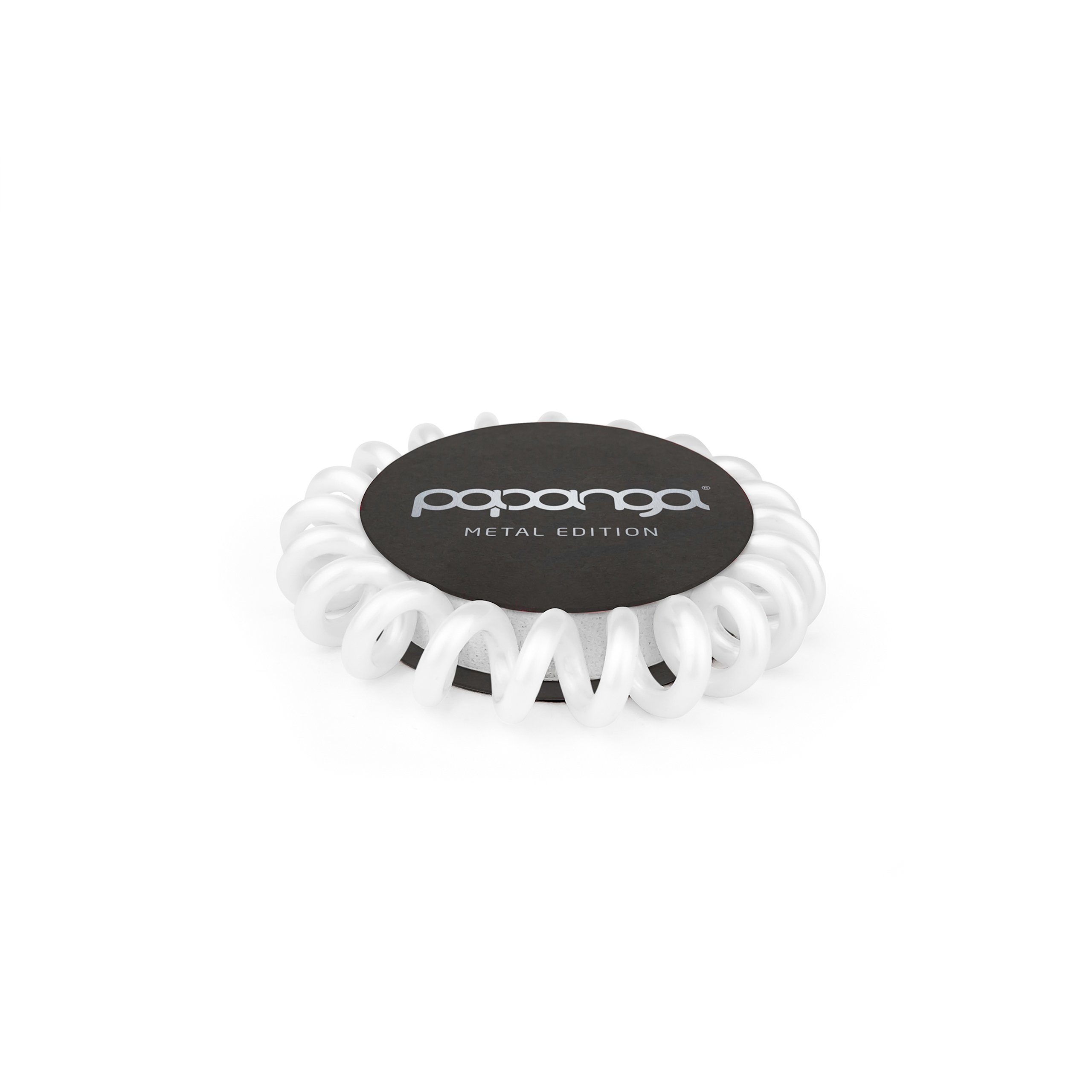 papanga-metal-edition-small-spiral-haargummi-white-pearl-wei image 3