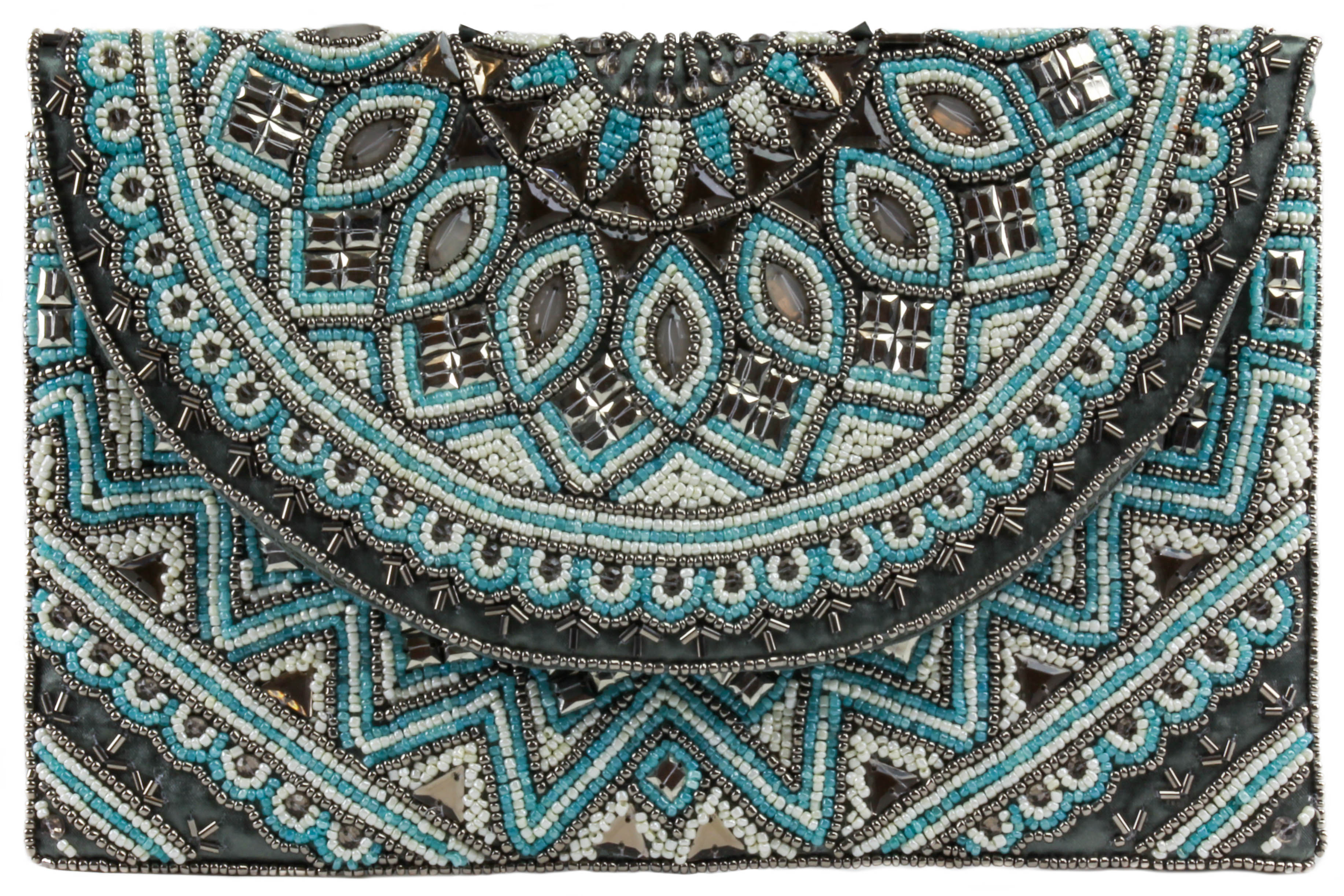capelli-new-york-ladies-handbags-beaded-clutch-mit-kette image 1