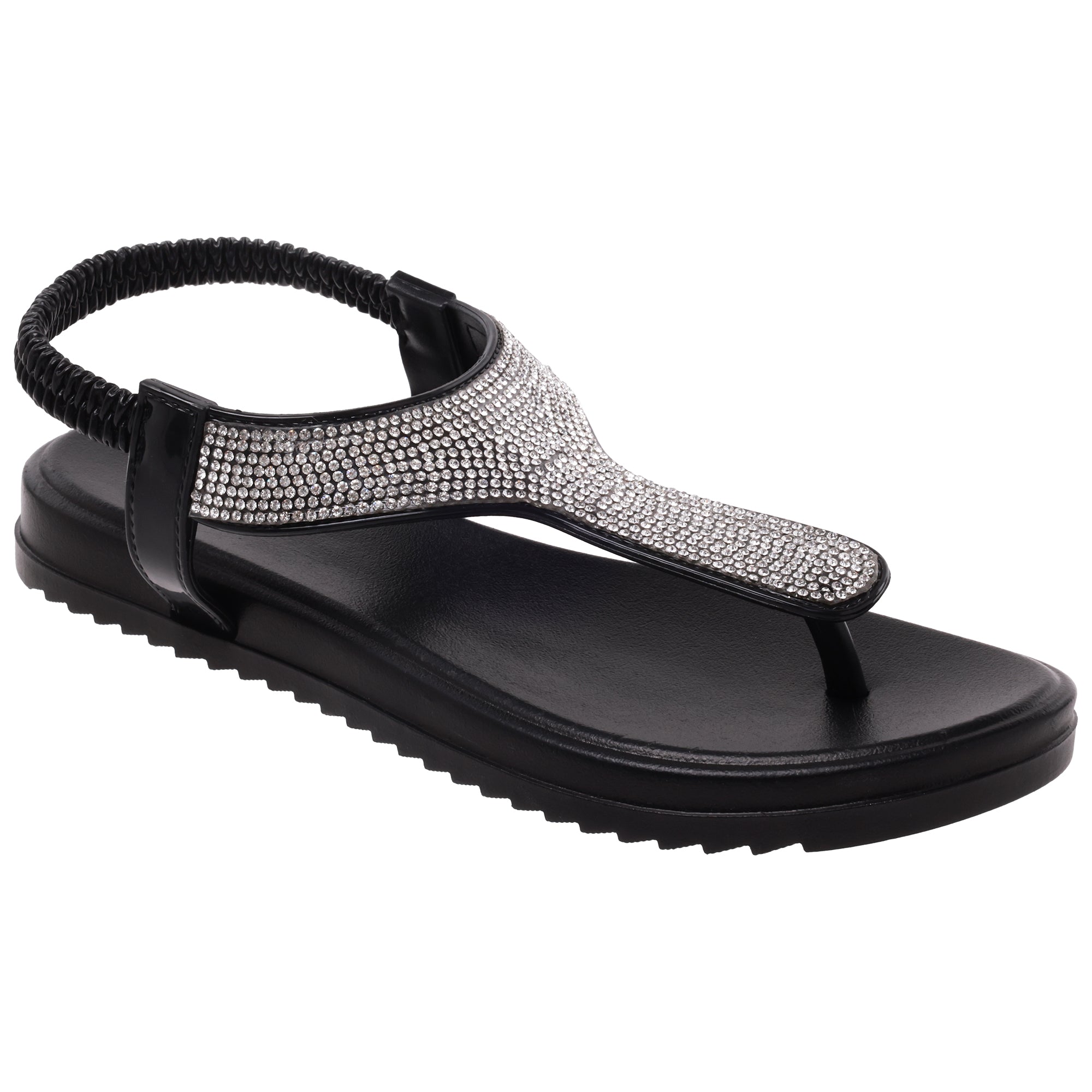 capelli-new-york-ladies-flip-flops-jelly-sandale-mit-strass-gr-8 image 1