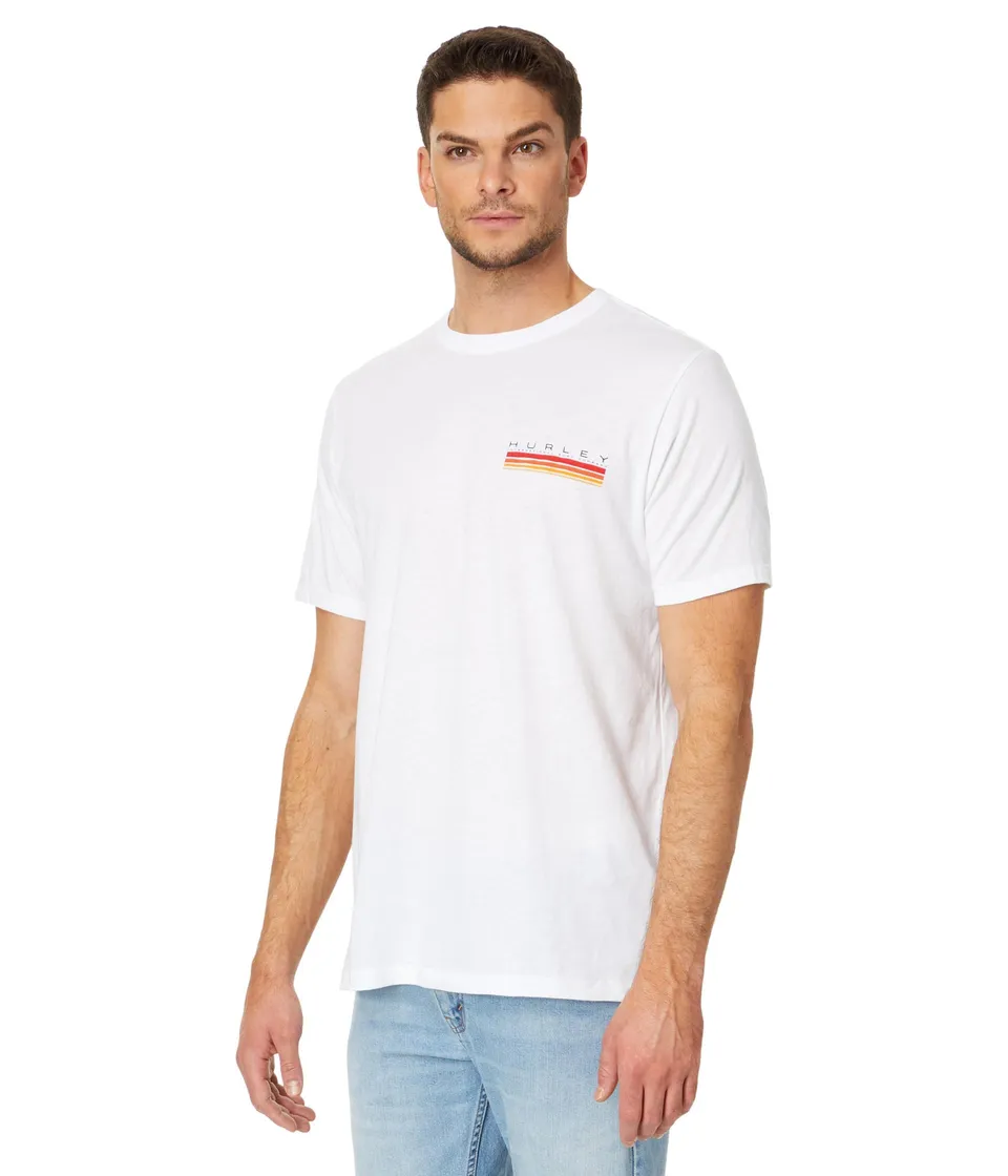 hurley-everyday-throwback-t-shirt-herren-schwarz-jersey image 1