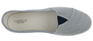 capelli-new-york-sneaker-damen-slip-on-stoff-grau-muster image 4
