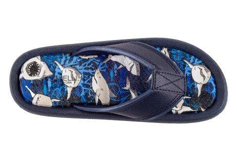 capelli-new-york-ocean-sharks-flip-flops-jungen-hai-print image 4