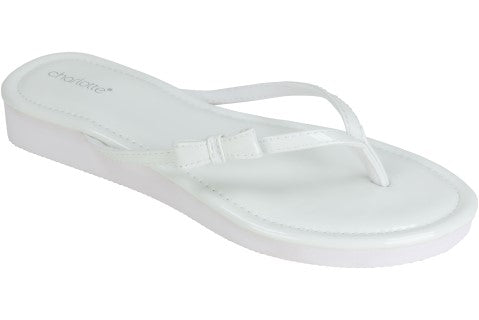 capelli-new-york-charlotte-flip-flops-damen-keil-schleife-lack image 1