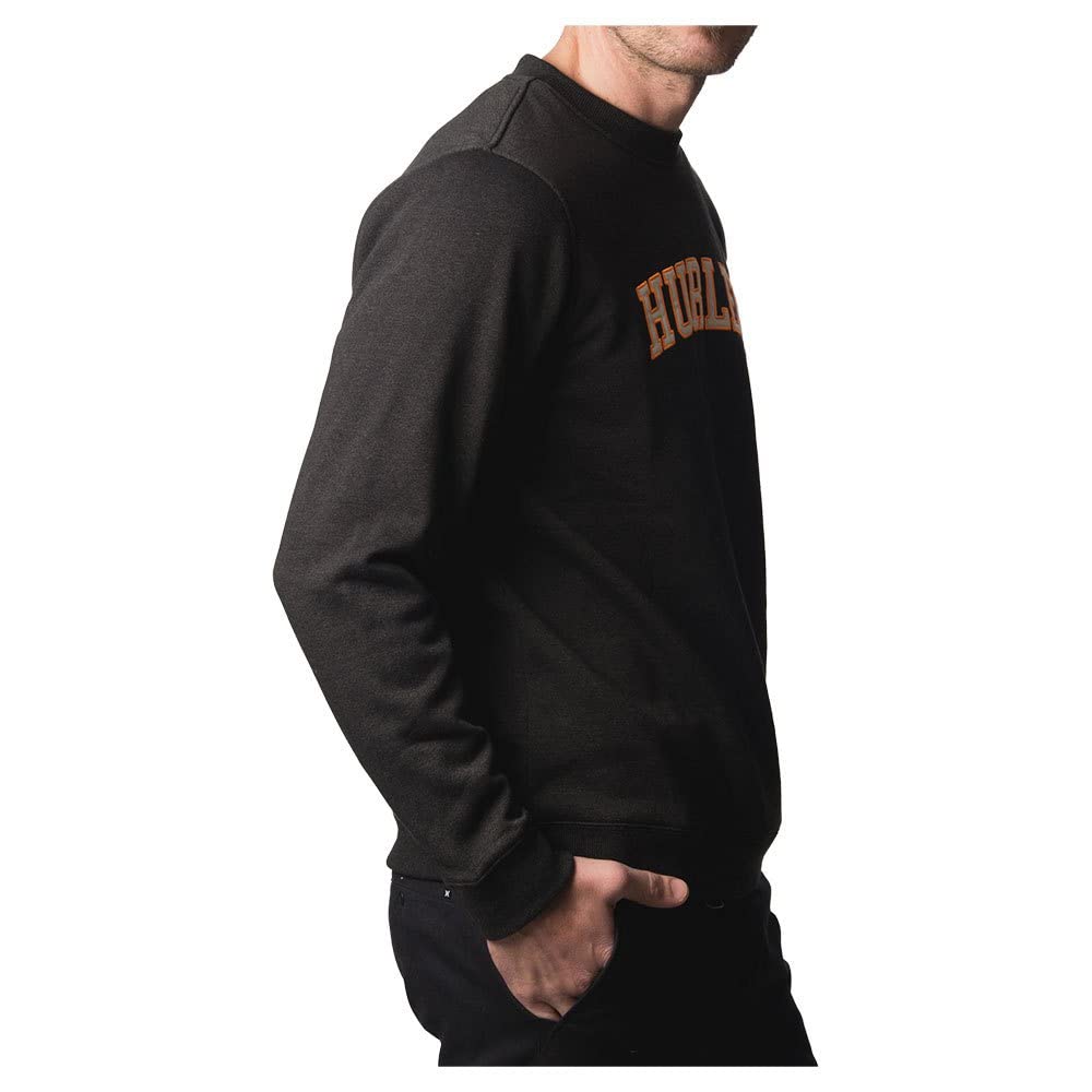 hurley-capetown-varsity-crew-sweatshirt-l-schwarz image 5