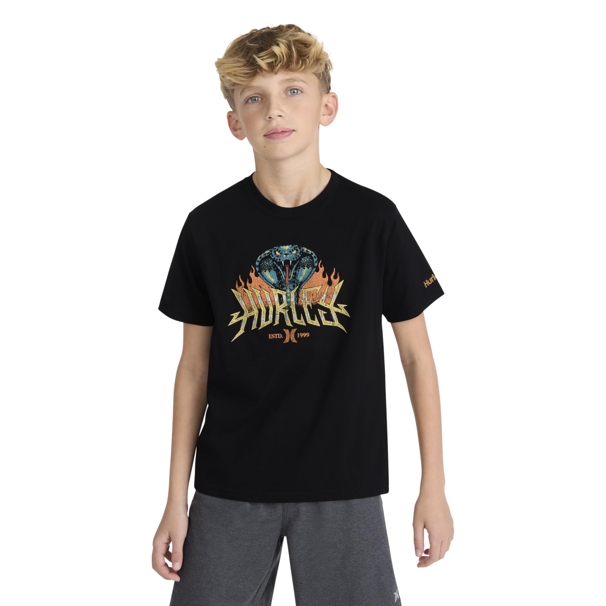 hurley-89052-grafik-t-shirt-jungen-8-10-jahre image 3