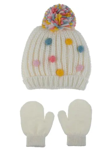 capelli-new-york-m-tze-handschuhe-set-baby-12-24m-rosa image 1