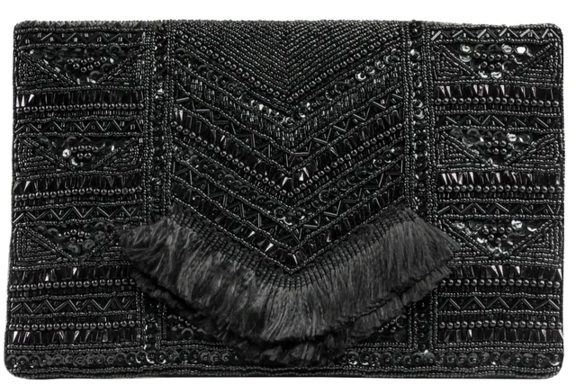 capelli-new-york-ladies-handbags-beaded-clutch-perlen image 1
