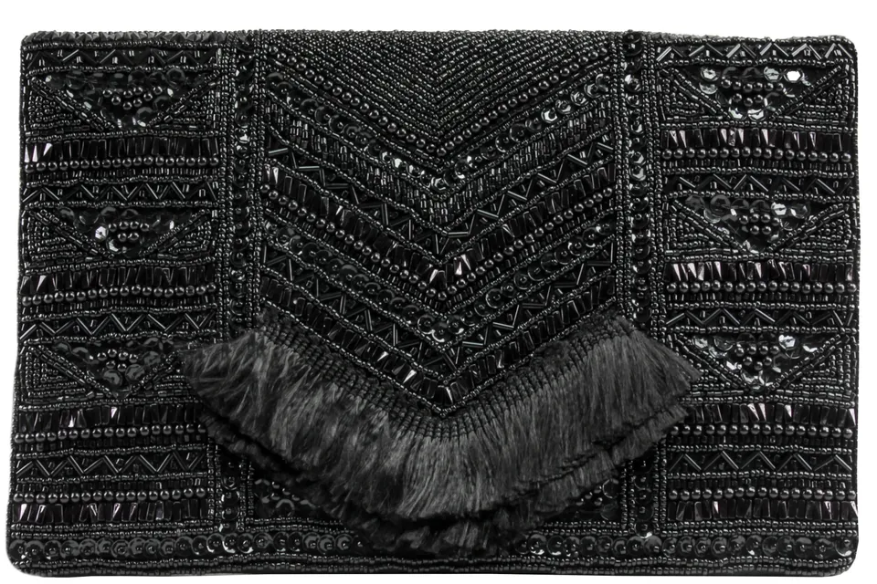 capelli-new-york-ladies-handbags-beaded-clutch-perlen image 1