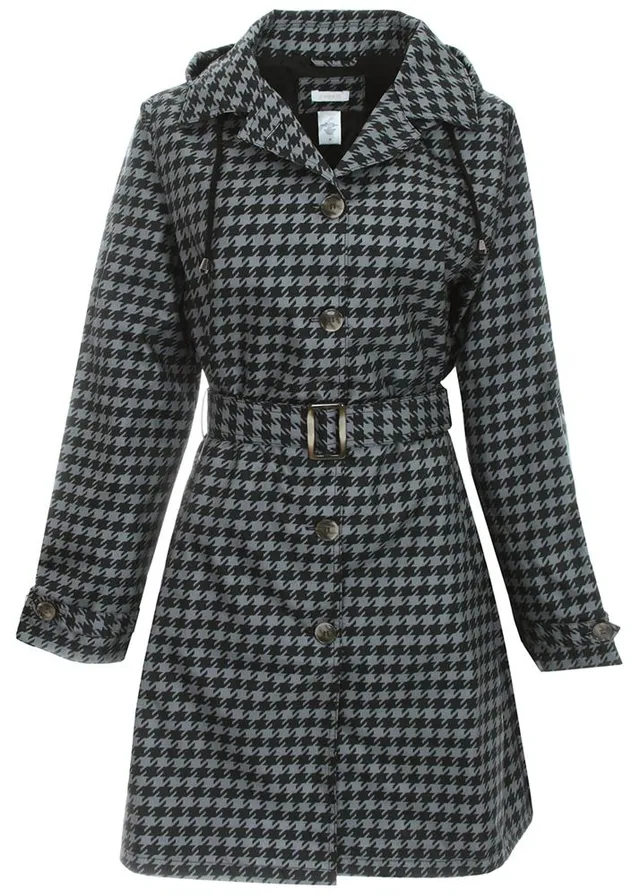 capelli-new-york-ladies-rain-coats-regenmantel-hahnentritt-m image 1