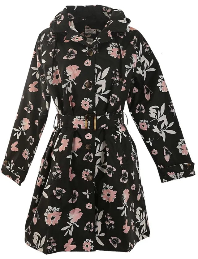 capelli-new-york-butterfly-floral-regenmantel-damen-gr-m image 1