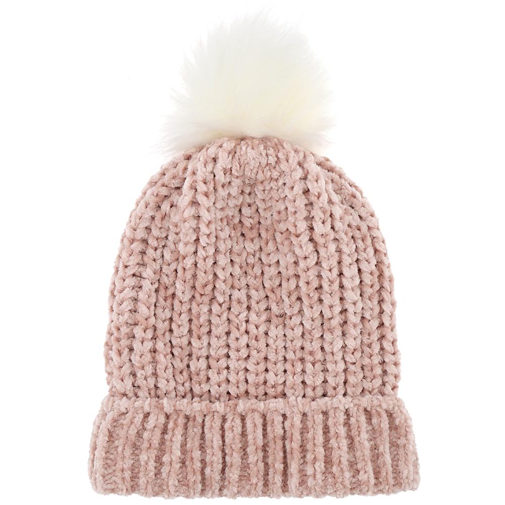 capelli-new-york-ladies-super-soft-chenille-m-tze-pom-rosa image 1