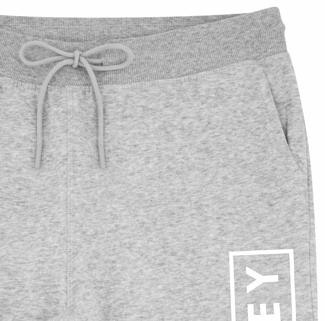 hurley-boxed-logo-fleece-shorts-herren-l-grau-baumwolle image 5