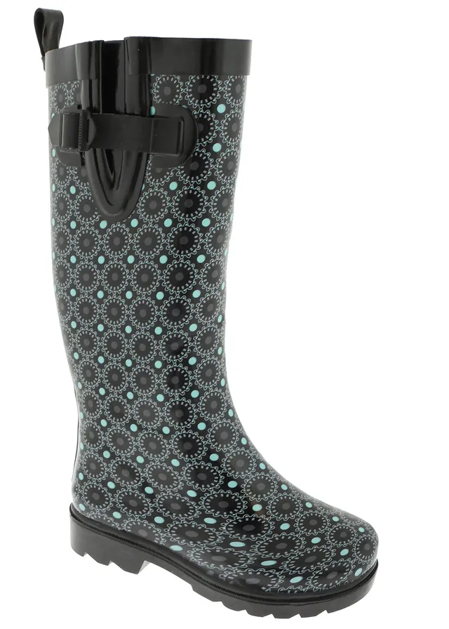 capelli-new-york-ladies-rain-boots-dots-gummistiefel-hoch image 1
