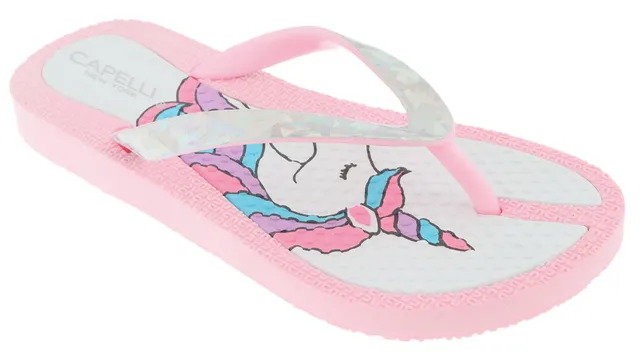 capelli-new-york-girls-flip-flops-zehentrenner-einhorn-glitzer image 1