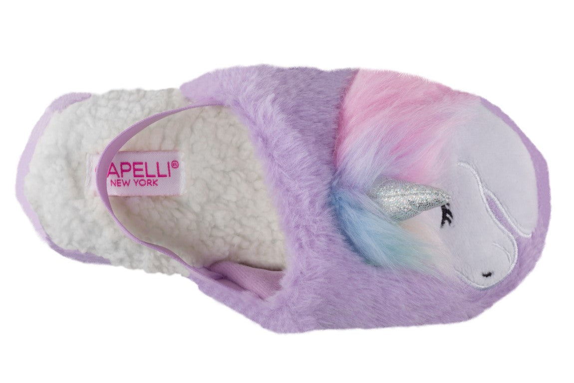capelli-new-york-unicorn-faux-fur-hausschuhe-m-dchen-pl-sch image 3