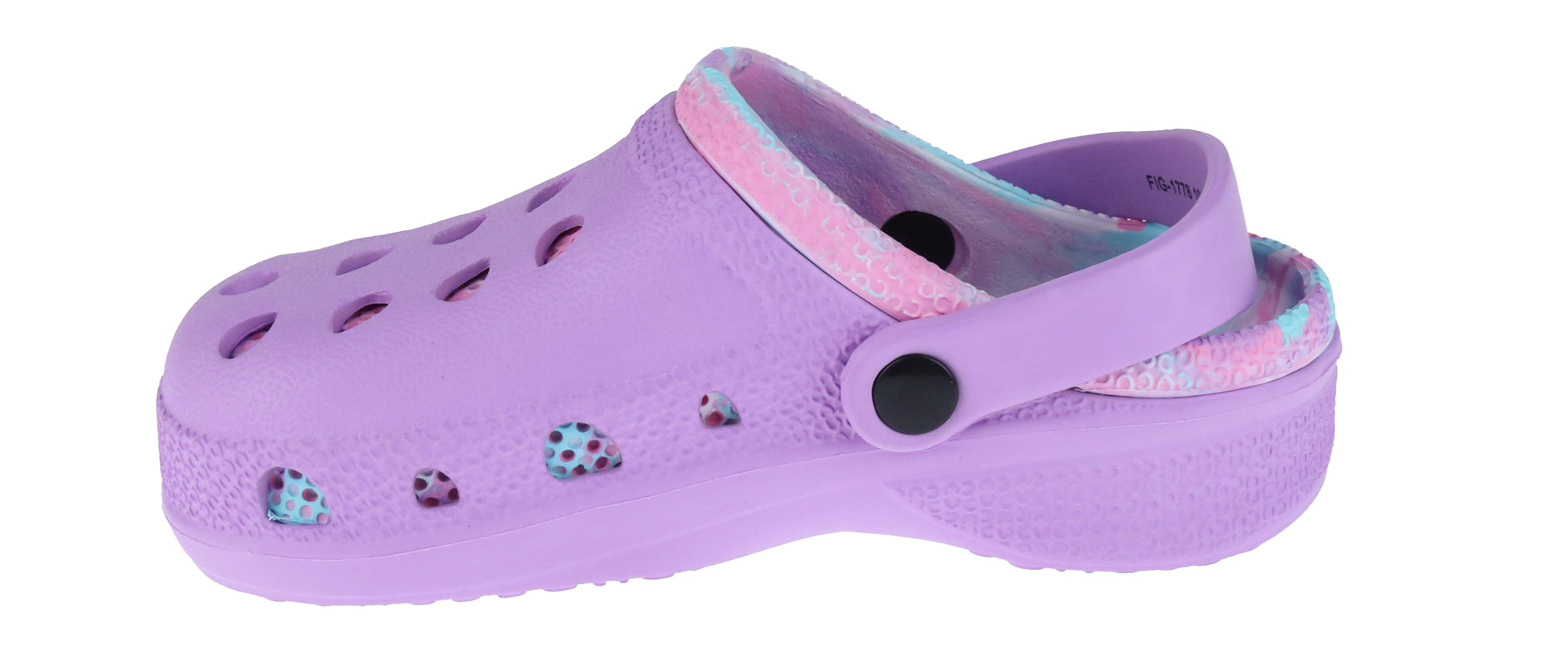 capelli-new-york-girls-clogs-tie-dye-hearts-clog-leicht image 3