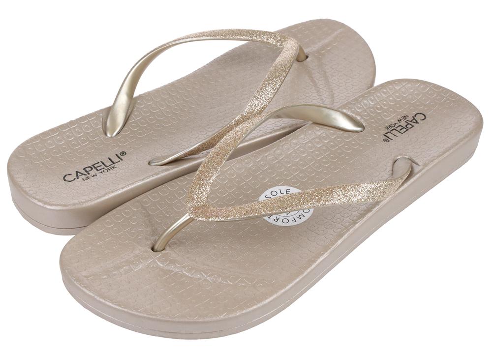 capelli-new-york-ladies-flip-flops-glitter-jelly-sandale image 2