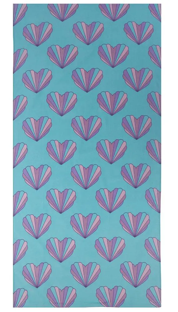 capelli-new-york-mermaid-hearts-strandtuch-blue-combo-baumwolle image 1