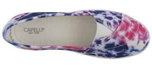 capelli-new-york-damen-sneaker-slip-on-stoff-bedruckt image 4