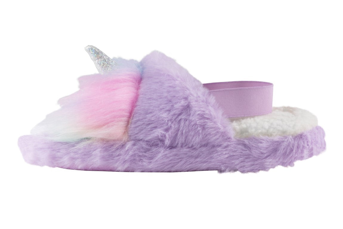 capelli-new-york-unicorn-faux-fur-hausschuhe-m-dchen-pl-sch image 4
