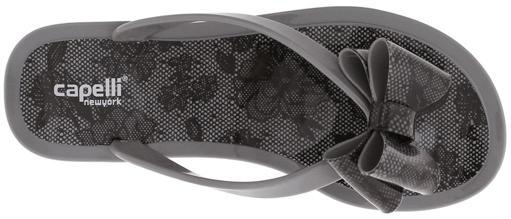 capelli-new-york-ladies-flip-flops-jelly-grau-floral-gr-8 image 3