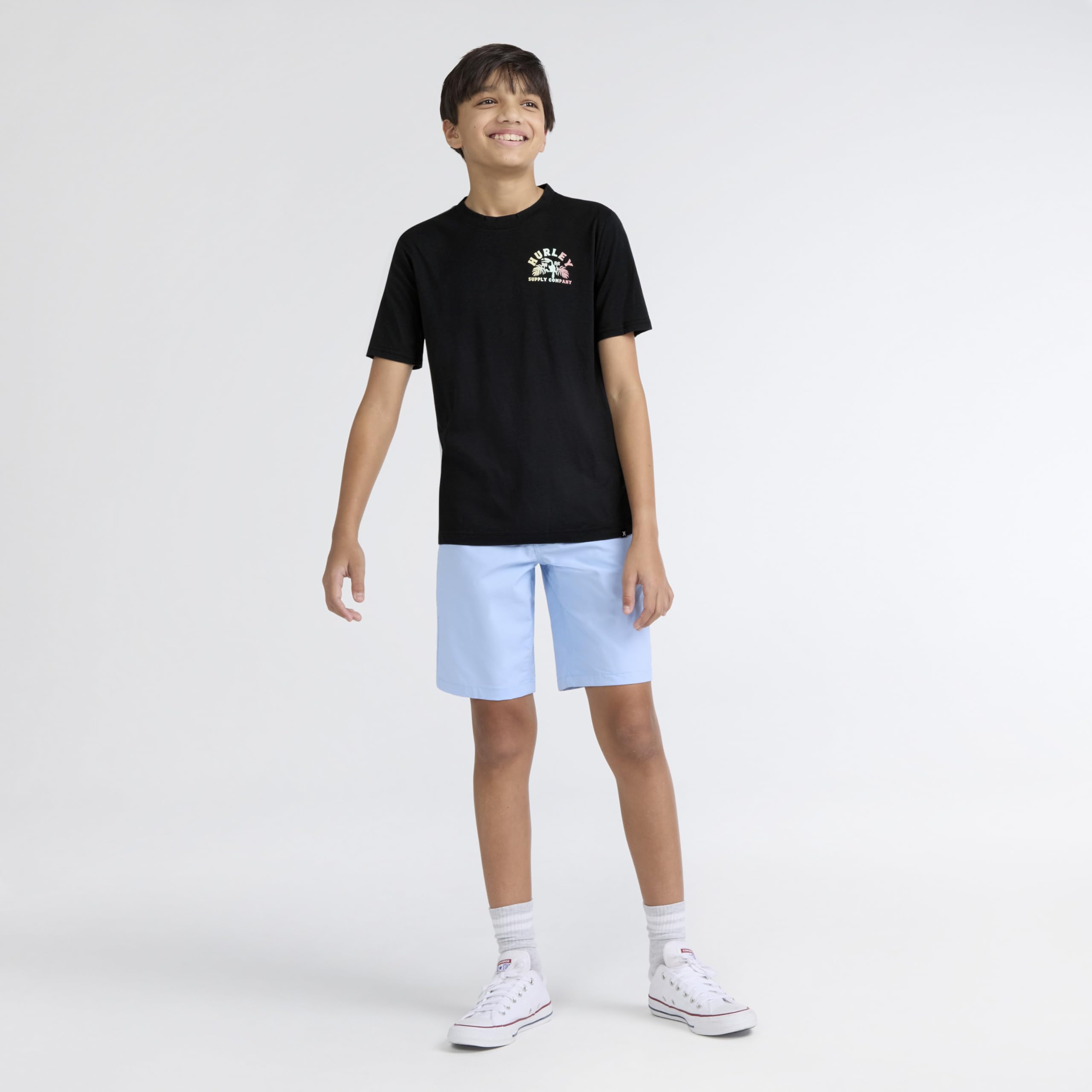 hurley-89134-grafik-t-shirt-jungen-8-10-jahre-print image 4