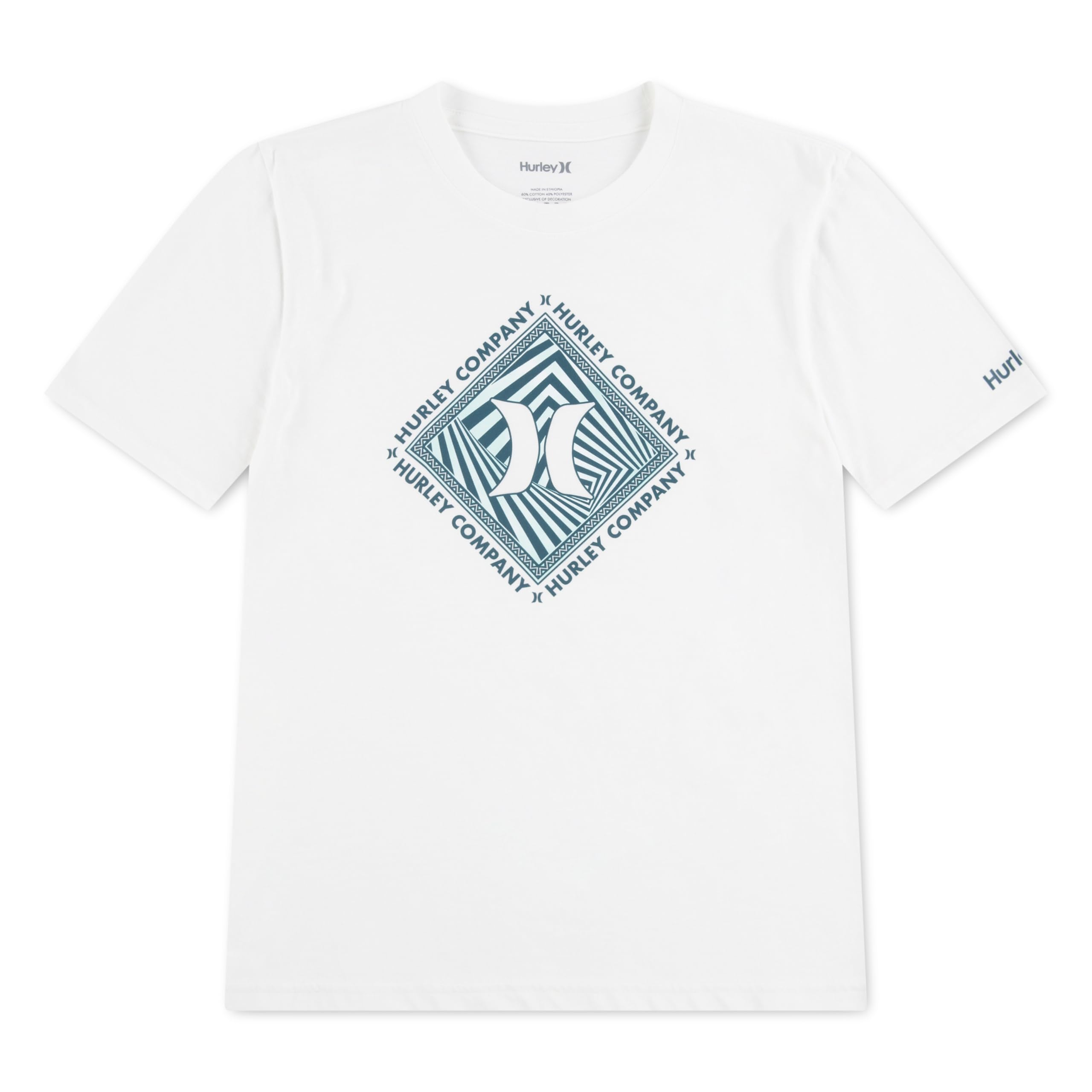 hurley-89057-grafik-t-shirt-jungen-print-jersey image 1