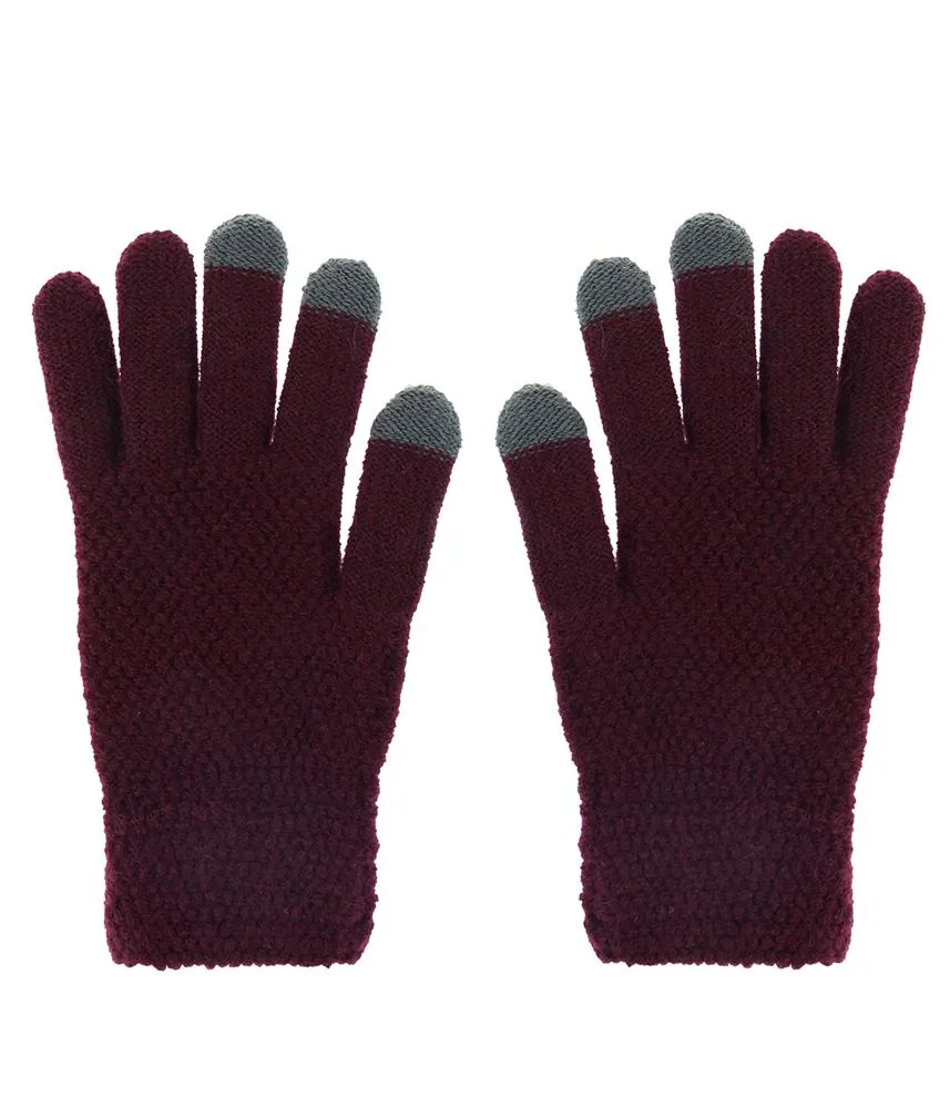 capelli-new-york-handschuhe-damen-touch-winter-strick-3-finger image 1