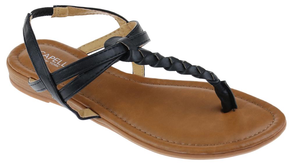 capelli-new-york-ladies-flip-flops-zehentrenner-8-kunstleder-geflochten image 1
