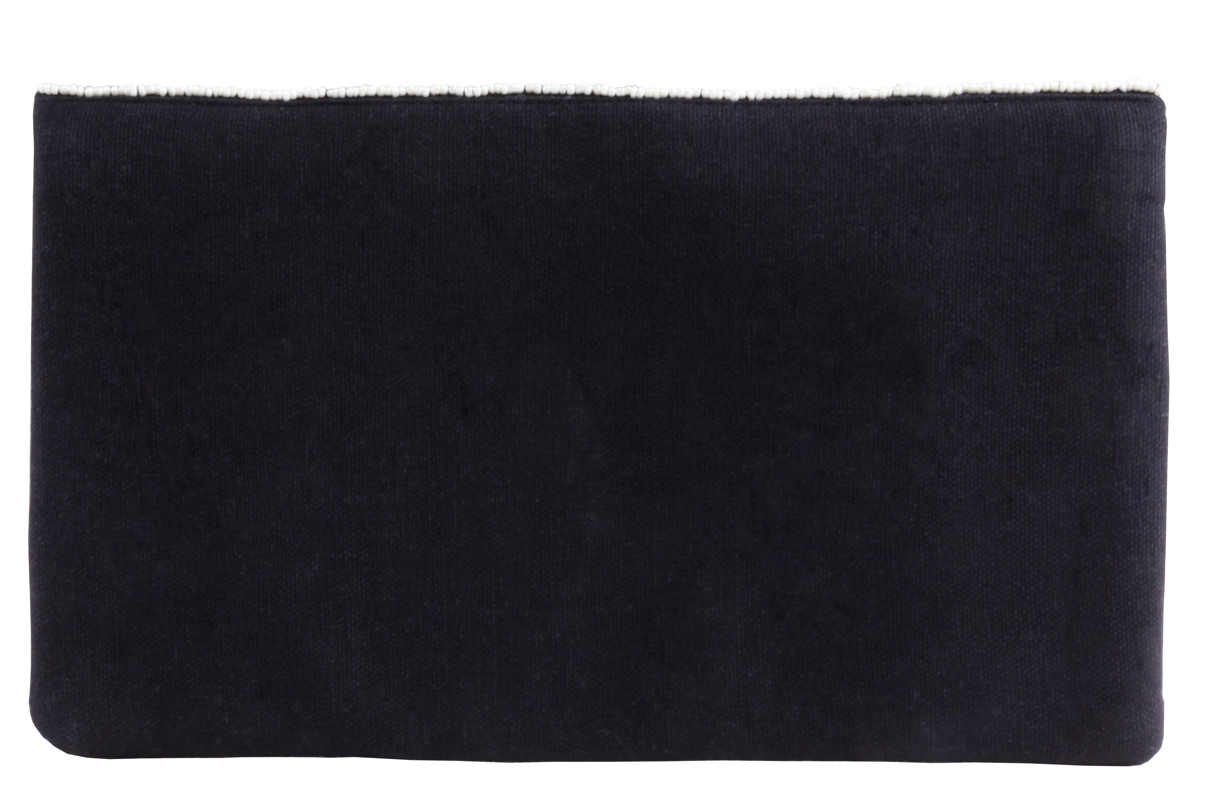 capelli-new-york-beaded-clutch-damen-perlen-abendtasche-mit-kette image 2