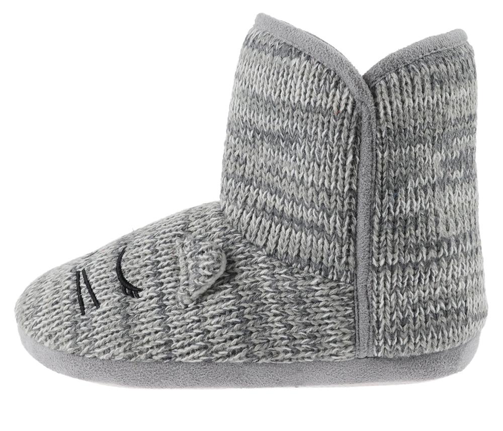 capelli-new-york-ladies-slippers-sleeping-mouse-boot-hausschuhe-grau image 3