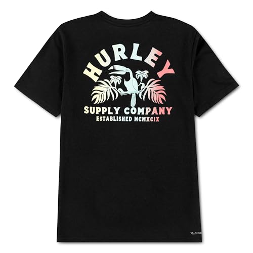 hurley-89134-grafik-t-shirt-jungen-8-10-jahre-print image 8