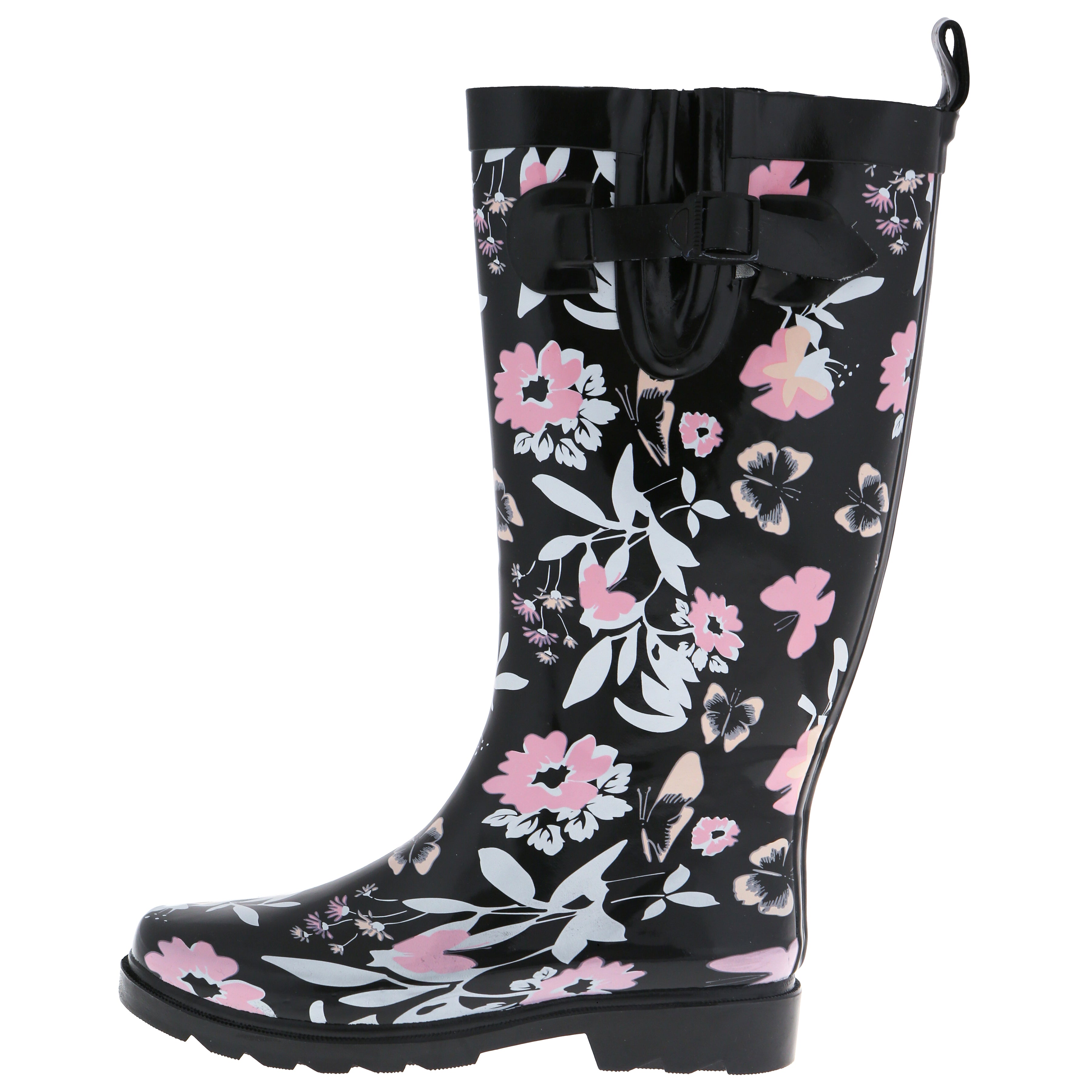 capelli-new-york-ladies-rain-boots-butterfly-gummistiefel-hoch image 3