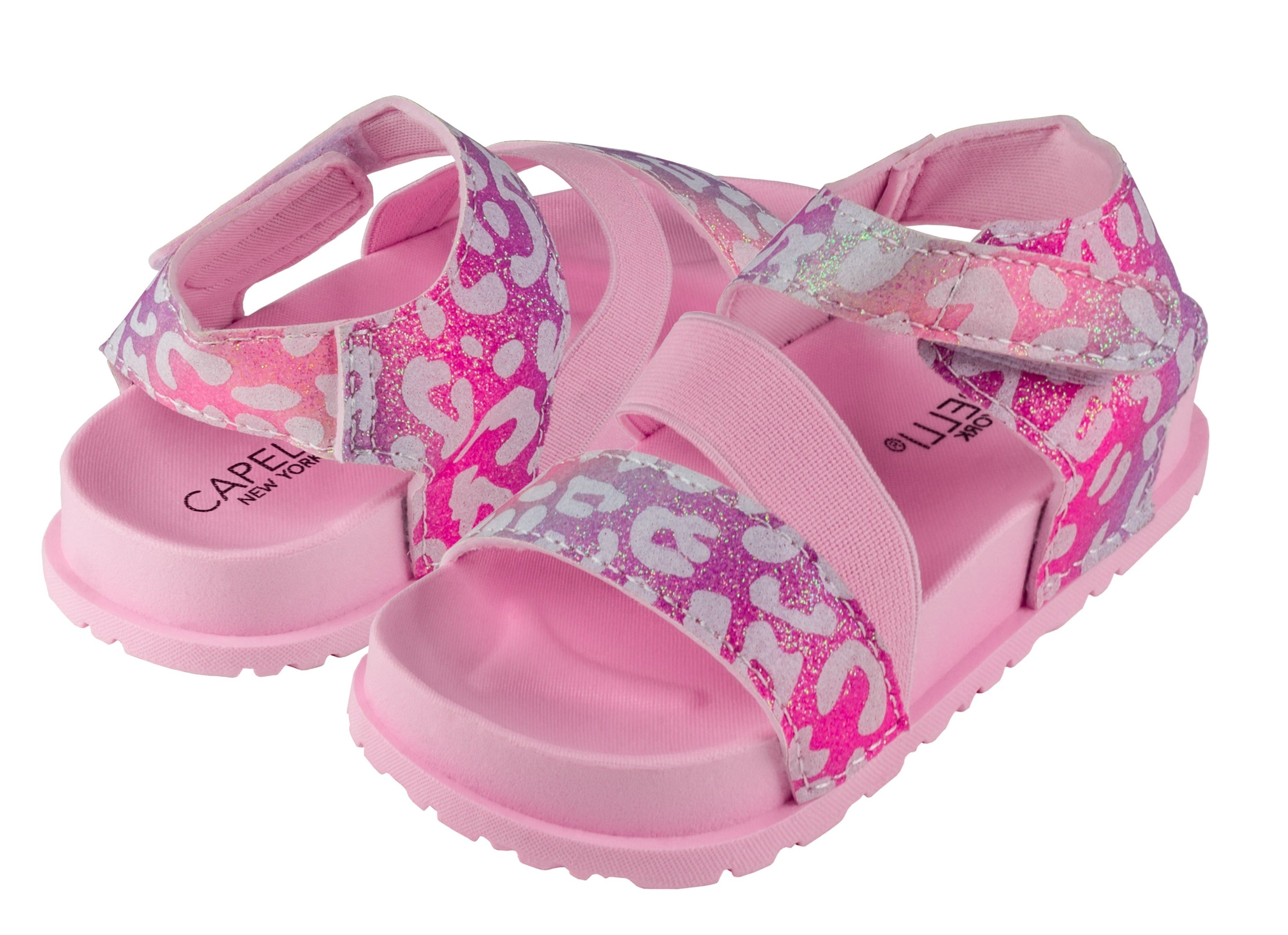 capelli-new-york-leopard-glitter-sandalen-m-dchen-multi-riemen image 2