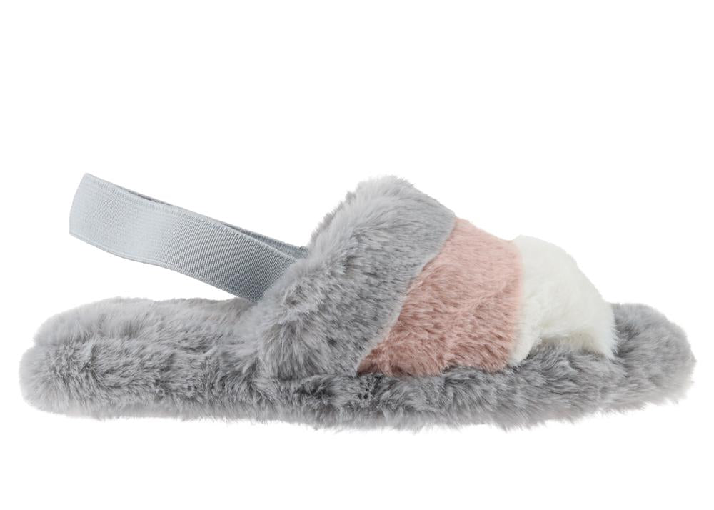 capelli-new-york-ladies-slippers-faux-fur-slide-slipper-hausschuhe image 4