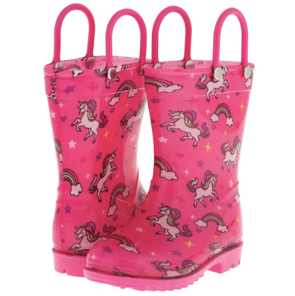 capelli-new-york-einhorn-gummistiefel-kleinkind-regenbogen image 1