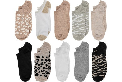 capelli-new-york-ladies-socks-f-sslinge-leo-10er-mit-clip image 2