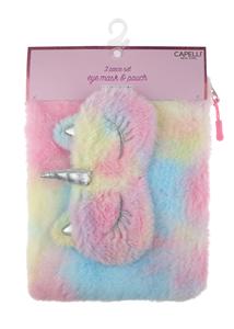 capelli-new-york-tie-dye-fur-pouch-m-dchentasche-einhorn-set image 1