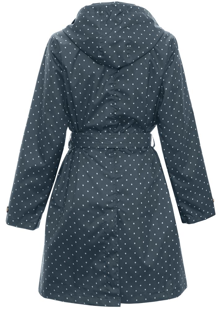 capelli-new-york-ladies-rain-coats-punkte-regenmantel-mit-kapuze image 2
