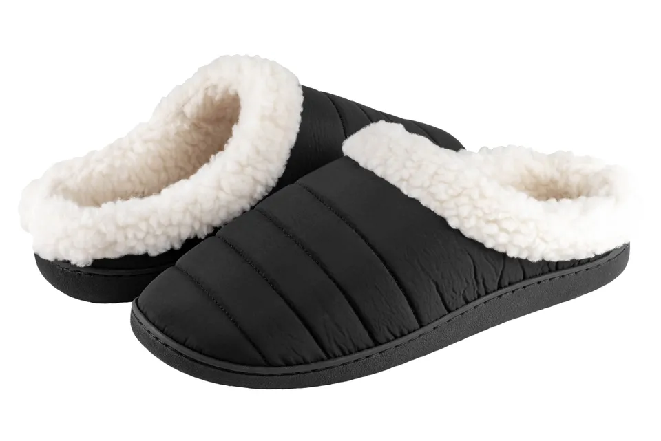capelli-new-york-nylon-scuff-slipper-herren-kunstfell-l image 1
